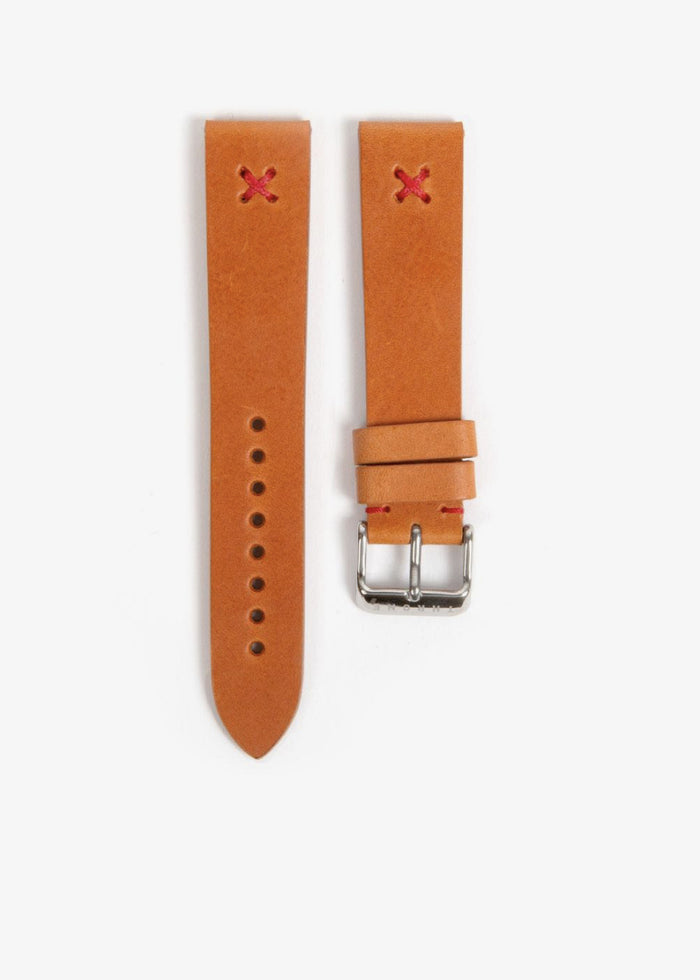 Natural Classic Red Stitching by Throne Watches